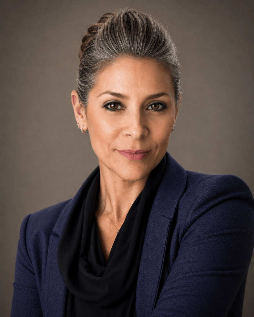 Professional headshot of Amy, Founder of Indigo Orchid Advisory
